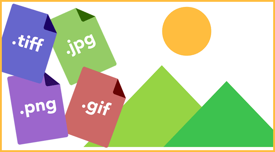 Formatos de imagen de mapa de bits, imagen rasterizada. Formato jpg o jpeg, gif, png, tiff, psd y svg.