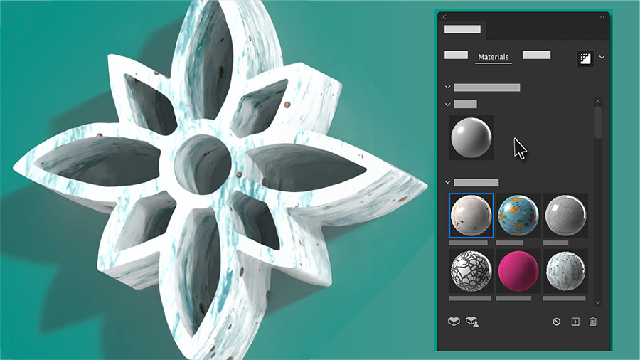 Efecto vectorial 3D Adobe Illustrator.